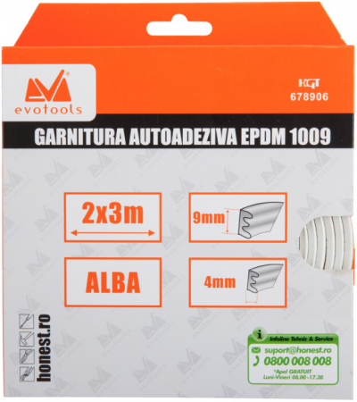 Garnitura Autoadeziva EPDM 1009 Profil E 2x3 m [1]