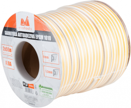 Garnitura Autoadeziva EPDM 1010 Profil P 2x50 m [1]