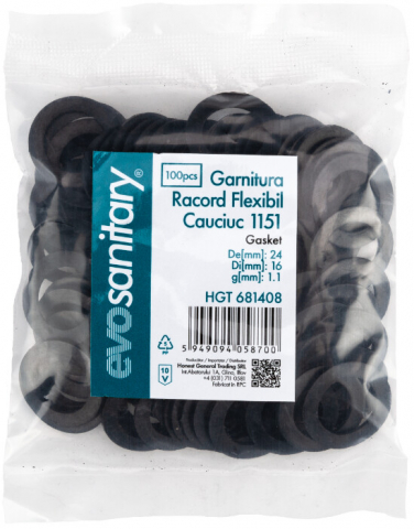Garnitura Racord Flexibil Cauciuc 1151 - 100 Buc [2]