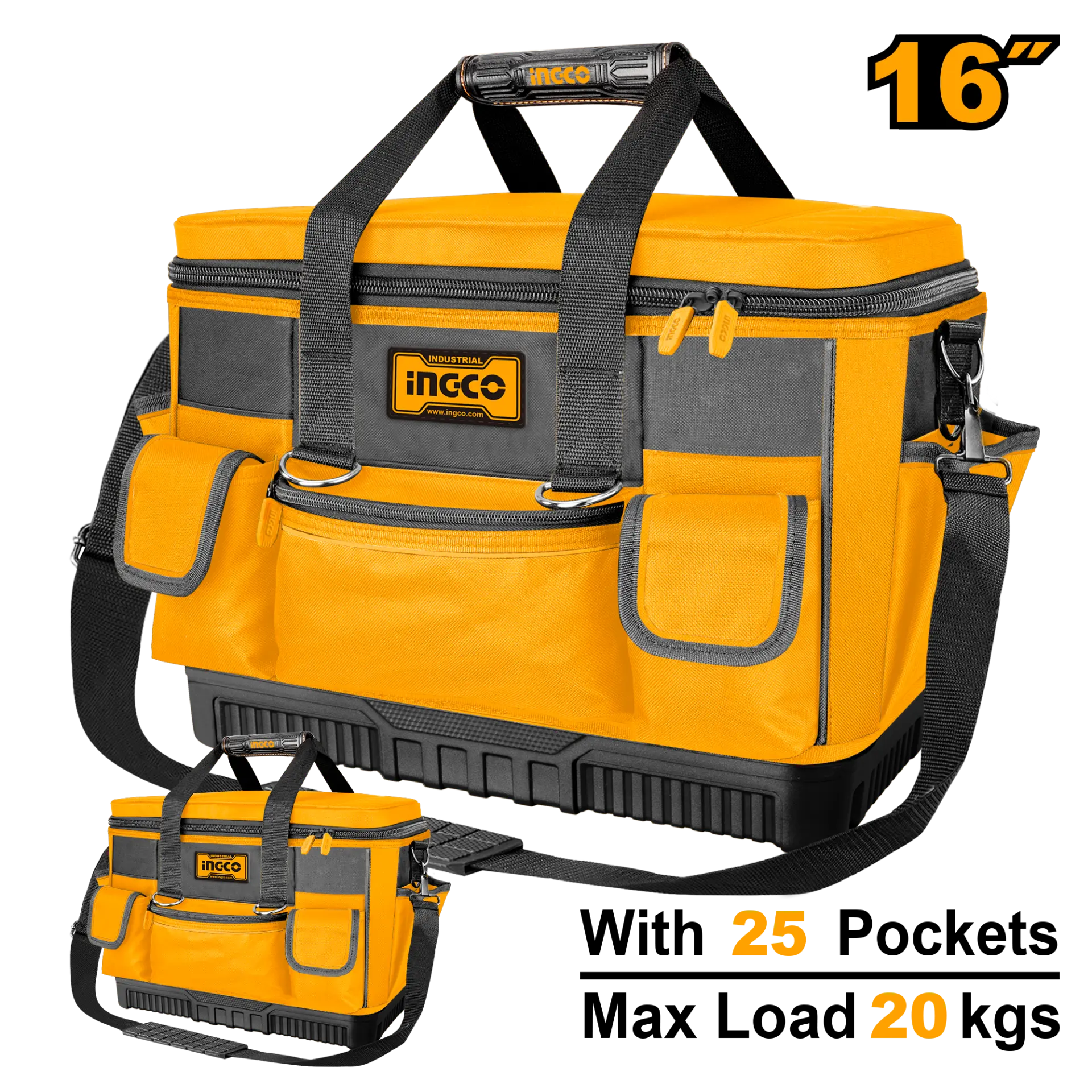 Cuti si trollere scule - Geanta Ingco 20Kg cu 25 de Buzunare
