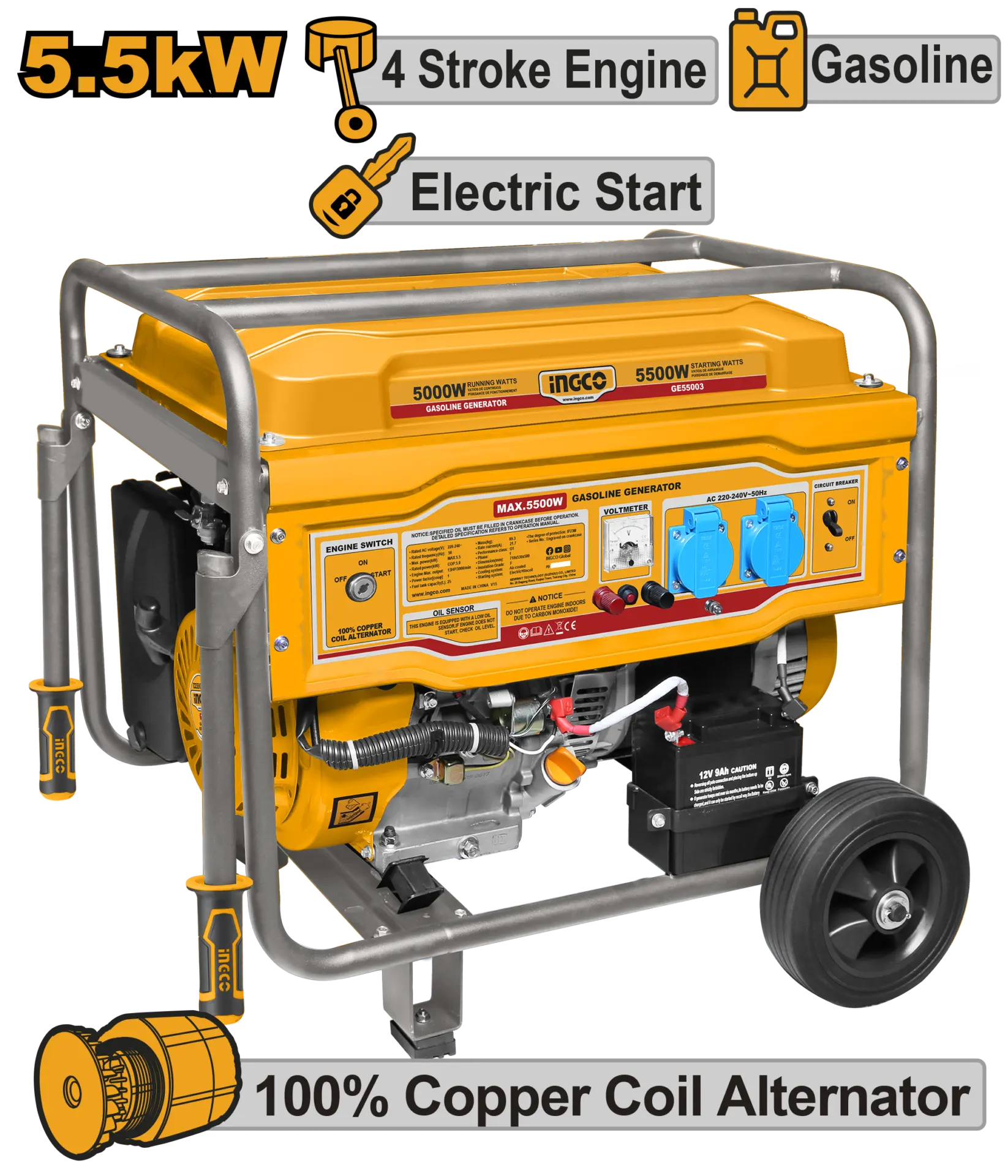 Scule & unelte - Generator 5.5KW motor 4T