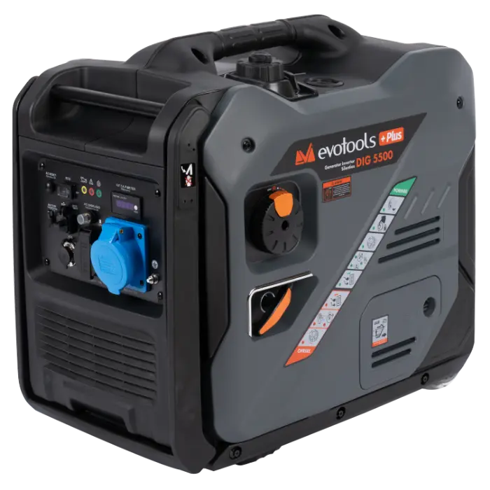 Generatoare de curent - Generator Invertor Silentios DIG5500 cu Telecomanda EvoTools +Plus