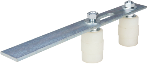 Role porti - Ghidaj Reglabil Tip I pentru Porti Culisante ETS Calitatea II - 2 role Dimensiuni 60x42 mm