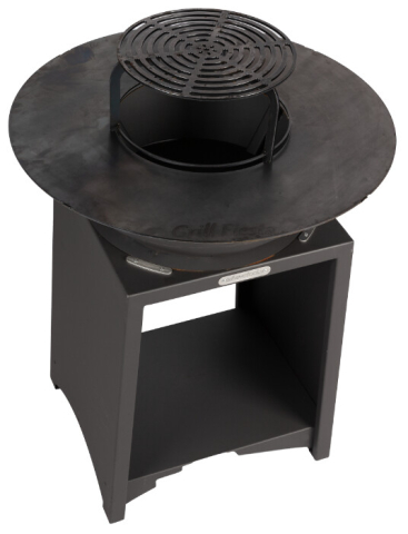 Gratar Metalic cu Plita Rotunda 750mm - Piesa - [2]