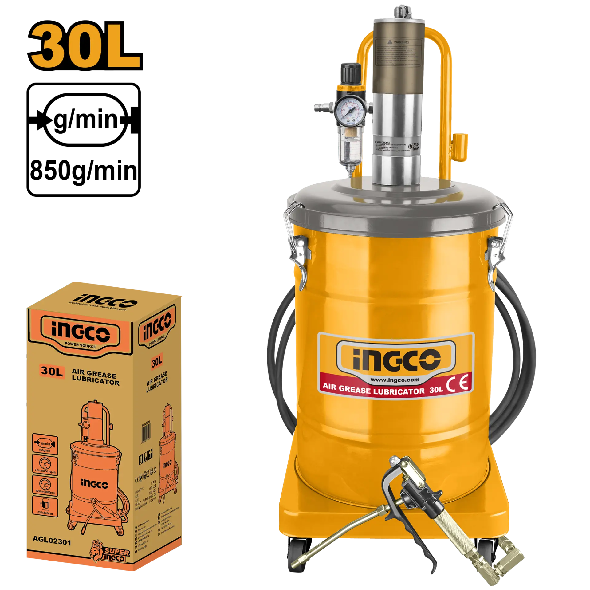 Scule si accesorii auto - Gresor Pneumatic 30L