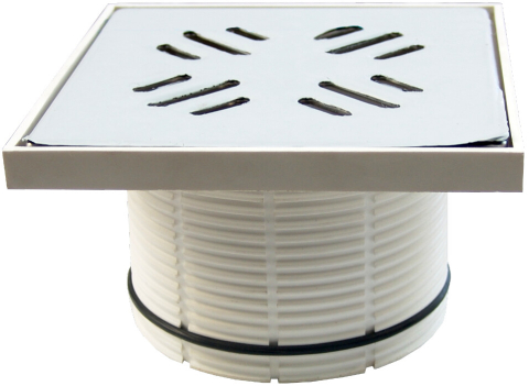 Sisteme de scurgere - Inaltator Inox - Latura montaj 145 mm Diametru inaltator 110 mm