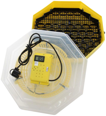 Incubator Electric Cleo-5 cu Termohigrometru si Dispozitiv Intoarcere Oua [1]
