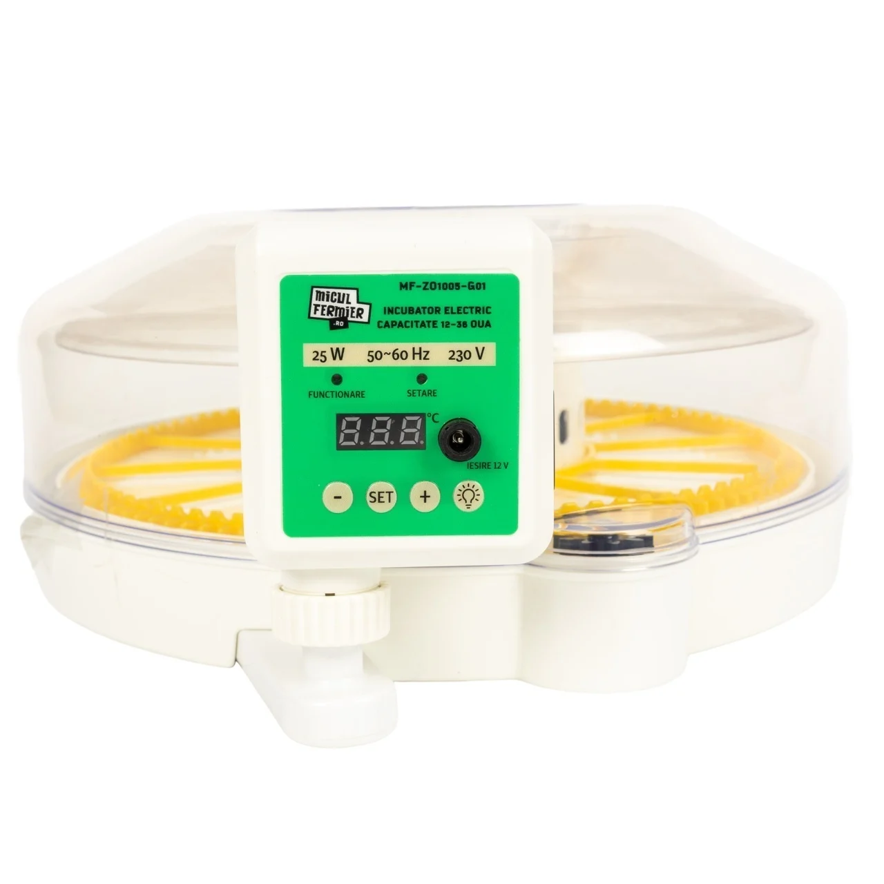Zootehnie - Incubator electric Micul Fermier capacitate 12-36 oua