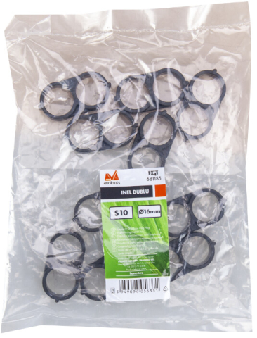 Inel Dublu Tub Picurare EvoTools - Diametru 16 mm [1]