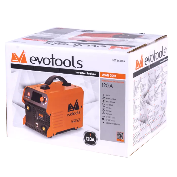 Invertor Sudura 3 in 1 cu Afisaj Digital WMI200 EvoTools [1]