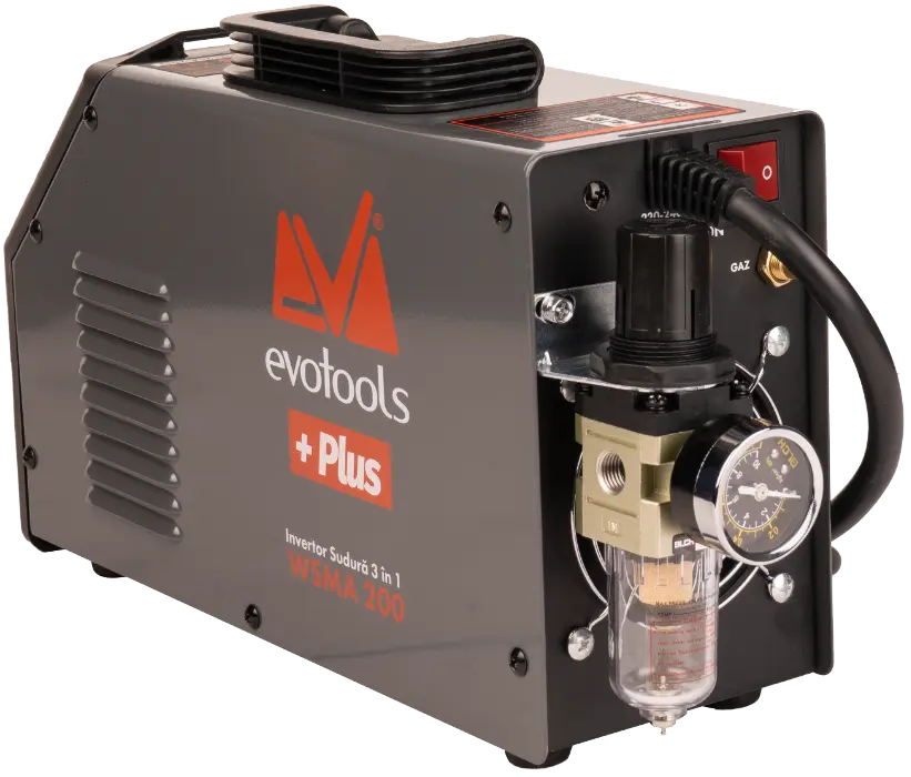 Invertor Sudura 3 in 1 cu Afisaj LED MMA/TIG/CUT WSMA200 EvoTools +Plus [6]