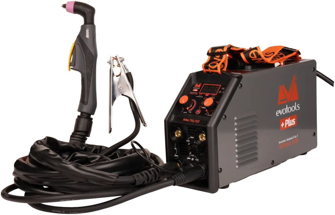 Invertor Sudura 3 in 1 cu Afisaj LED MMA/TIG/CUT WSMA200 EvoTools +Plus [2]