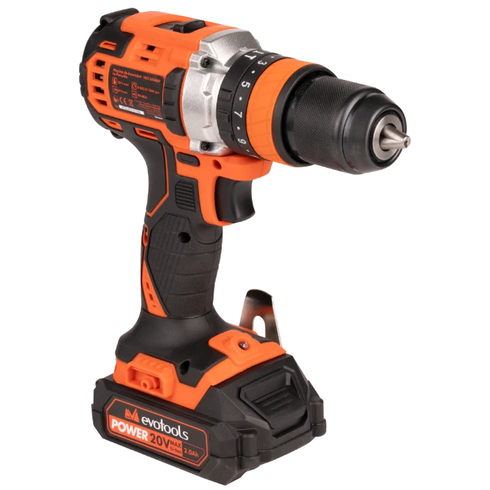 Kit Masina de Insurubat cu Percutie Brushless cu 2 Acumulatori si Accesorii Max 20V POWER Evotools [3]