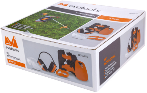 Kit Motocoasa 2 / Ochelari, Casti de Protectie, 2 Role Fir Nailon, Ham Motocoasa cu Protectie D [1]