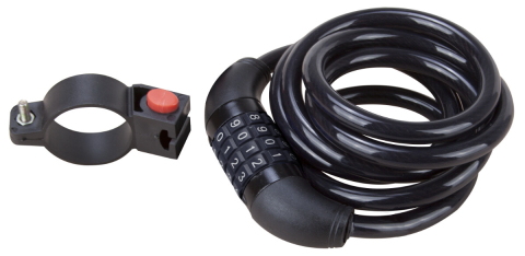 Lacat Bicicleta Cablu cu Protectie si Cifru 4512 [4]