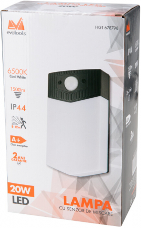 Lampa Led cu Senzor de Miscare - Putere lampa 20 W [1]