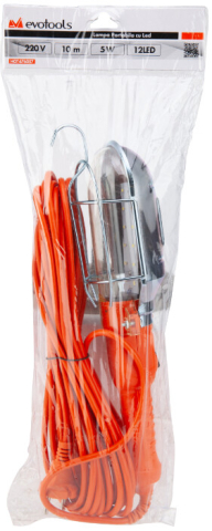 Lampa Portabila cu Led ETS - Tensiune 220 V Putere lampa 5 W Lungime cablu 10 m [1]