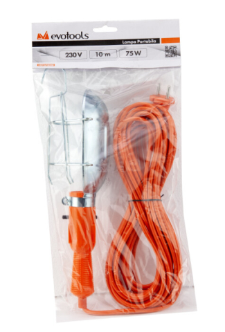 Lampa Portabila ETS - Tensiune 230 V Putere lampa 75 W Lungime cablu 10 m [1]