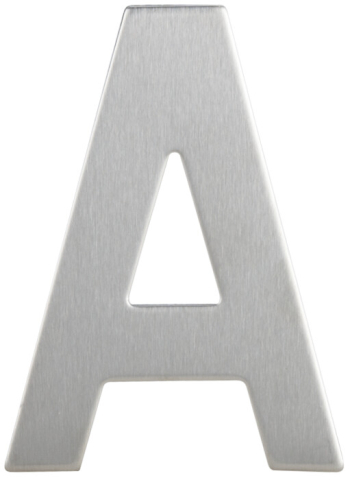 Accesorii pentru usi - Litera Inox Autoadeziva H95 mm