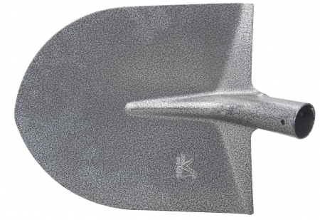 Lopeti - Lopata Rotunda Gri Carbon pentru Nisip - Lungime lopata 300 mm Latime lopata 270 mm