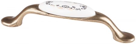 Accesorii mobilier - Maner Mobilier Model Ceramic Retro - Distanta orificii fixare 96 mm