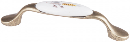 Manere mobiler & lazi - Maner Mobilier Model Ceramic Spic - Distanta orificii fixare 96 mm