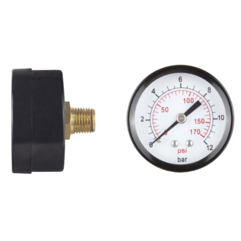 Pompe si sisteme de irigat - Manometru pt Apa Axial - Hidrofor - Presiune 0-12 bar Diametru 1/4 inch