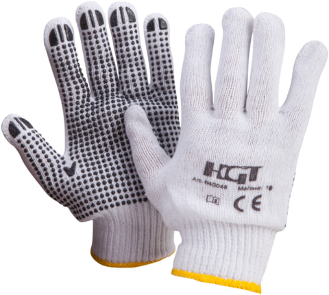 Manusi de protectie - Manusi Gradina Punct Negru Tricotate