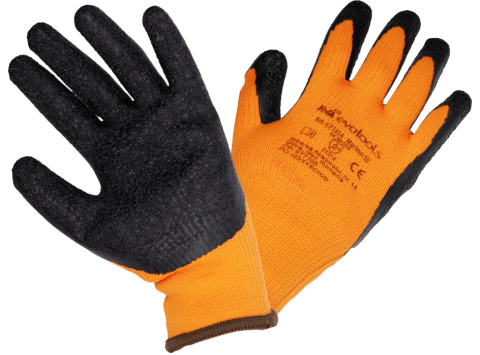 Manusi Latex Tricotate Negre [2]