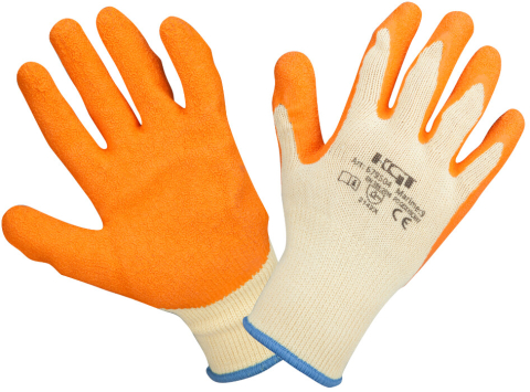 Manusi de protectie - Manusi Latex Tricotate Orange