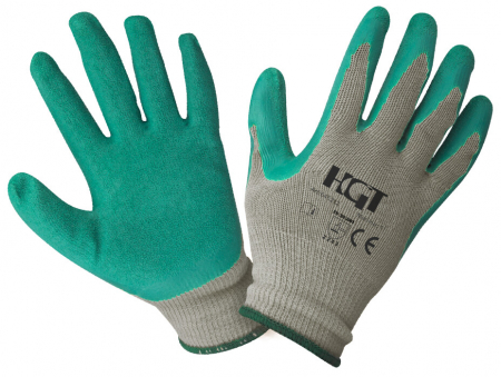 Manusi de protectie - Manusi Latex Tricotate Verzi ETS