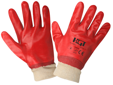 Echipamente de protectie - Manusi PVC cu Manseta Textila