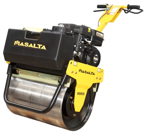 Utilaje pentru constructii - Masalta MSR58-3 cilindru vibrocompactor, Robin EX17, benzina
