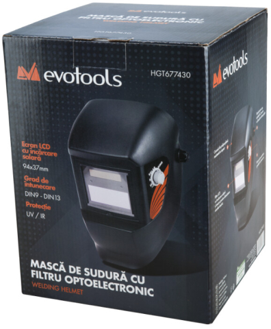 Masca Sudura cu Filtru Optoelectronic EvoTools - Inaltime 340 mm Latime 210 mm [1]