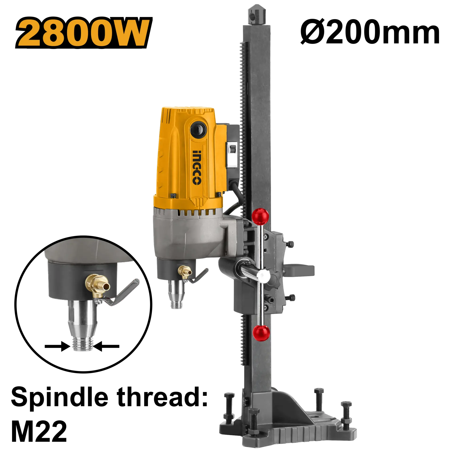 Utilaje pentru constructii - Masina de Carotat cu Coloana 2800W