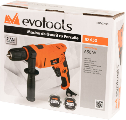Masina de Gaurit cu Percutie ID 650 EPTO - Putere masina 650 W [4]