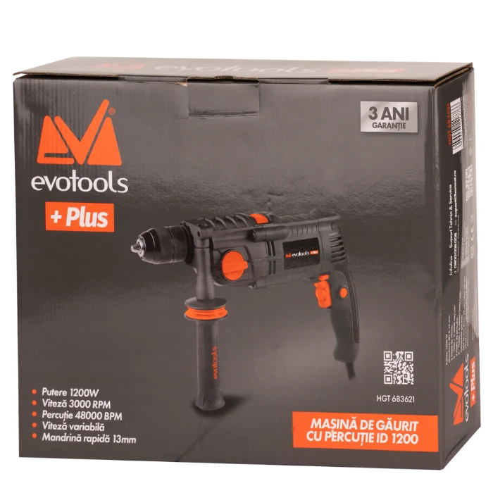 Masina de Gaurit cu Percutie ID1200 EvoTools +Plus [4]