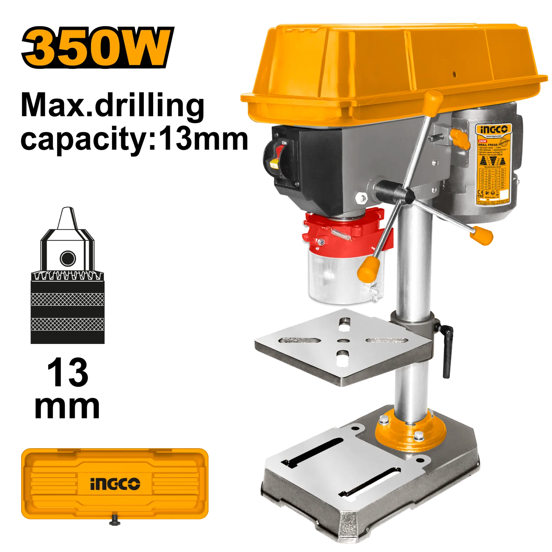 Scule electrice - Masina de Gaurit Fixa cu Coloana 350W