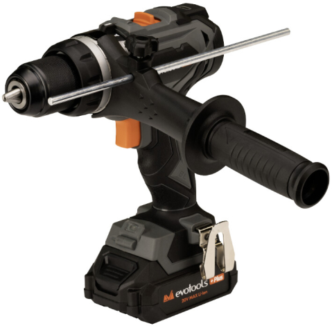 Masina de Gaurit si Insurubat Brushless cu Percutie cu 2 Acumulatori si Incarcator MAX 20V POWER EvoTools +Plus [7]