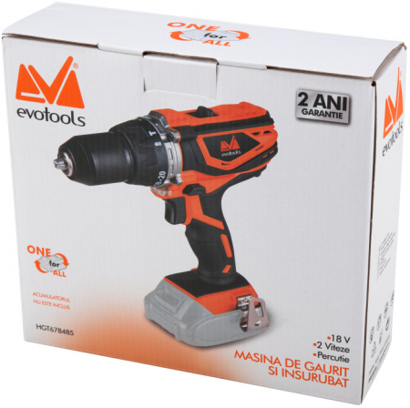 Masina de Gaurit si Insurubat cu Percutie fara Acumulator si Incarcator ONE EPTO - Tensiune acumulator 18 V [1]