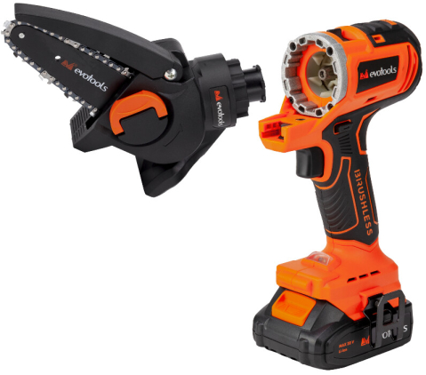 Masina de Insurubat MT20 Multifunctionala Brushless 3 Capete 2 Acumulatori si Incarcator MAX 20V ONE EvoTools [2]