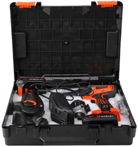 Masina de Insurubat MT20 Multifunctionala Brushless 3 Capete 2 Acumulatori si Incarcator MAX 20V ONE EvoTools [3]