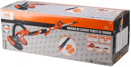 Masina de Slefuit Pereti si Tavane Telescopica EPTO DWS 750 - Putere masina 750 W [1]