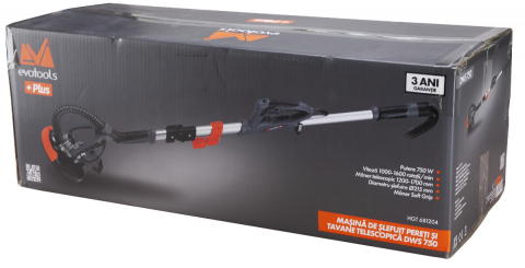 Masina de Slefuit Pereti si Tavane Telescopica EPTO PLUS DWS 750 - Putere masina 750 W [1]