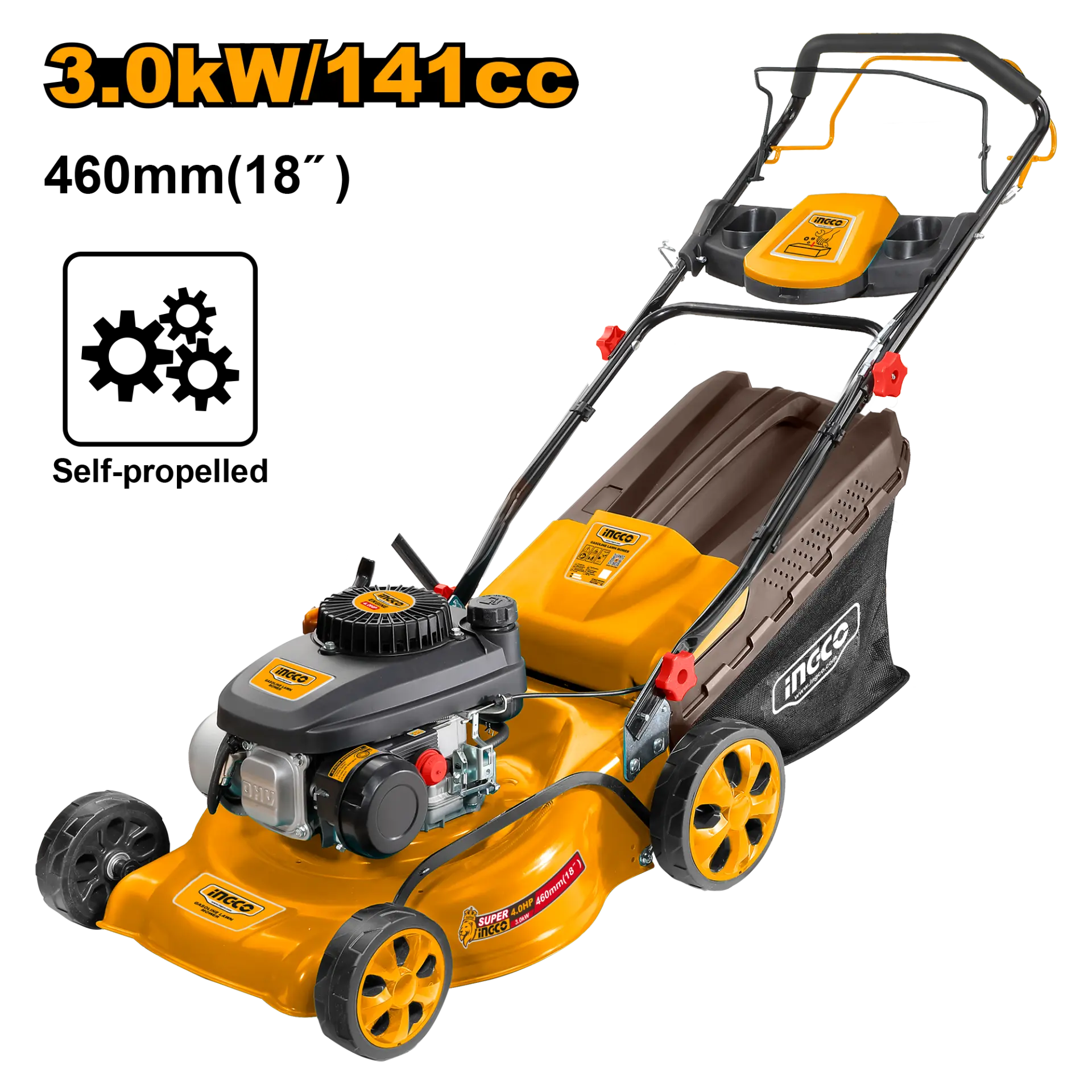Intretinere spatii verzi - Masina de Tuns Iarba cu Tractiune 4.0Hp
