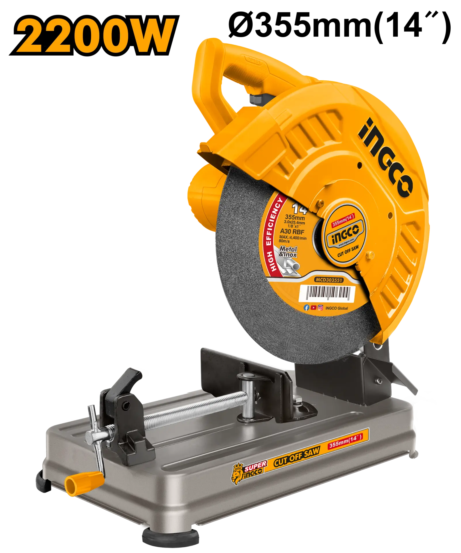 Scule & unelte - Masina pentru Debitat Metal 2200W 355mm
