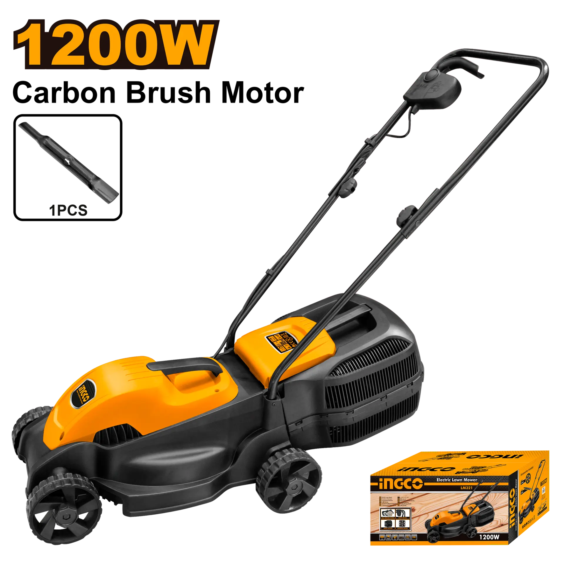Intretinere spatii verzi - Masina Tuns Iarba 1200W