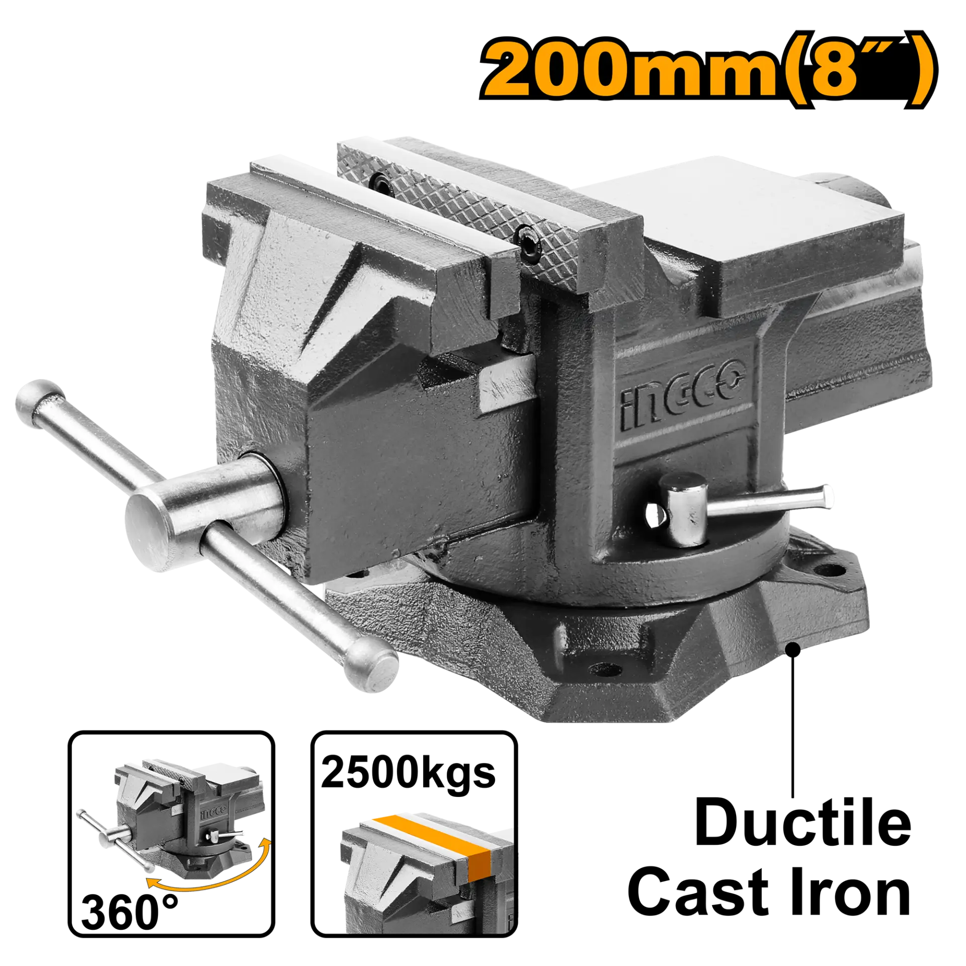 Scule & unelte - Menghina cu Baza Rotativa 200mm