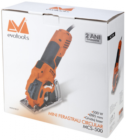 Mini Ferastrau Circular MCS 500 EPTO - Putere mini 500 W Diametru disc 85 mm [1]
