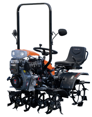 Minitractor Ride-On 4x4 R1200 Evotools PLUS Motor Diesel Koop Pornire Electrica, far LED si sistem de franare hidraulic [3]